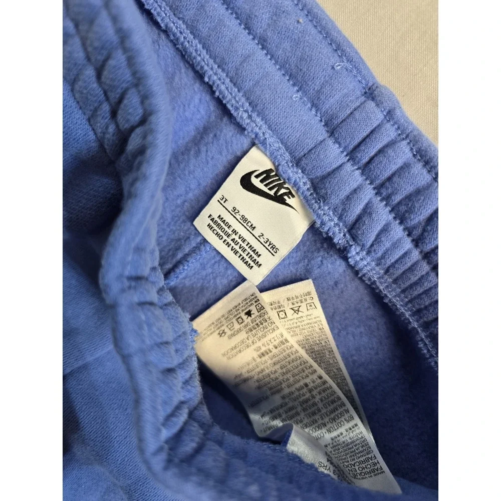Nike Girls‎ Sweat Pants Straight Blue Pink 3 T Lot Of 2